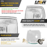 1991-1997 Toyota Land Cruiser Crystal Clear Corner Lights