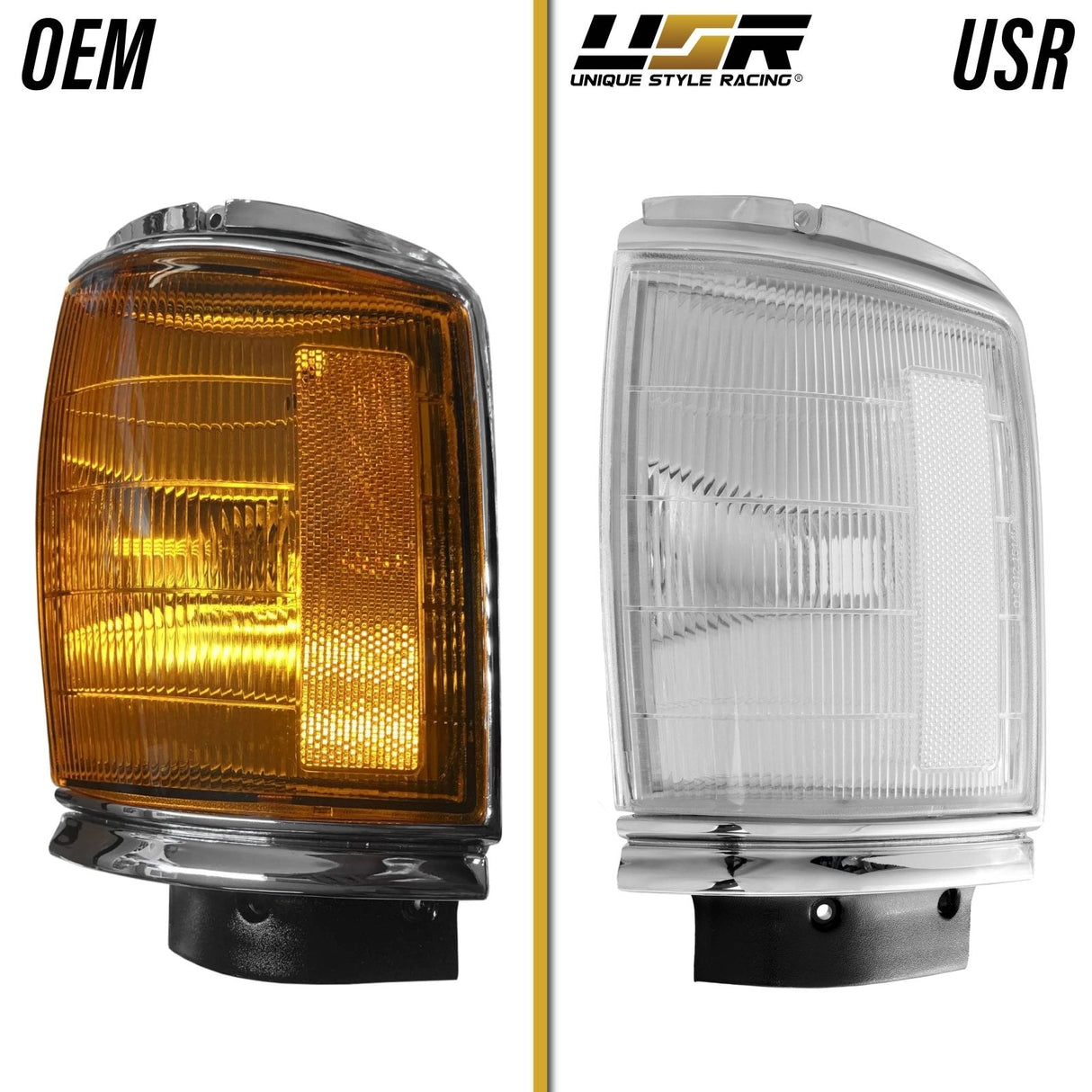 1987-1988 Toyota Pickup 2WD Clear Corner Lights