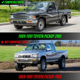 1989-1991 Toyota Pickup 2WD Clear Corner Lights