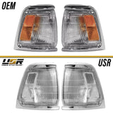1989-1991 Toyota Pickup 2WD Clear Corner Lights