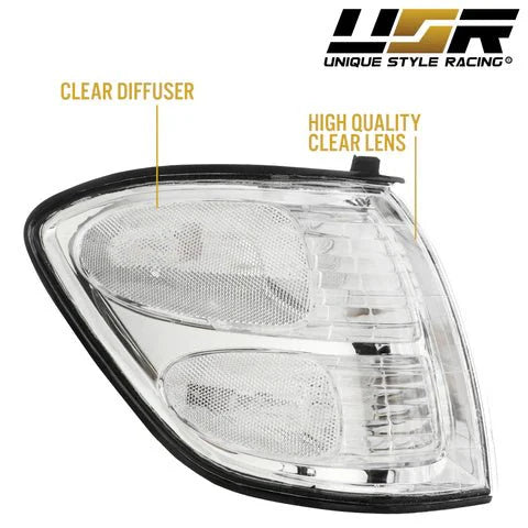 2000-2004 Toyota Tundra/01-05 Sequoia Clear Corner Lights