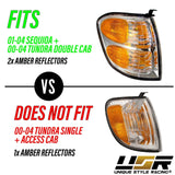2000-2004 Toyota Tundra/01-05 Sequoia Clear Corner Lights