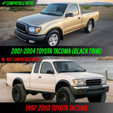2001-2004 Toyota Tacoma Clear Corner Lights With Black Trim