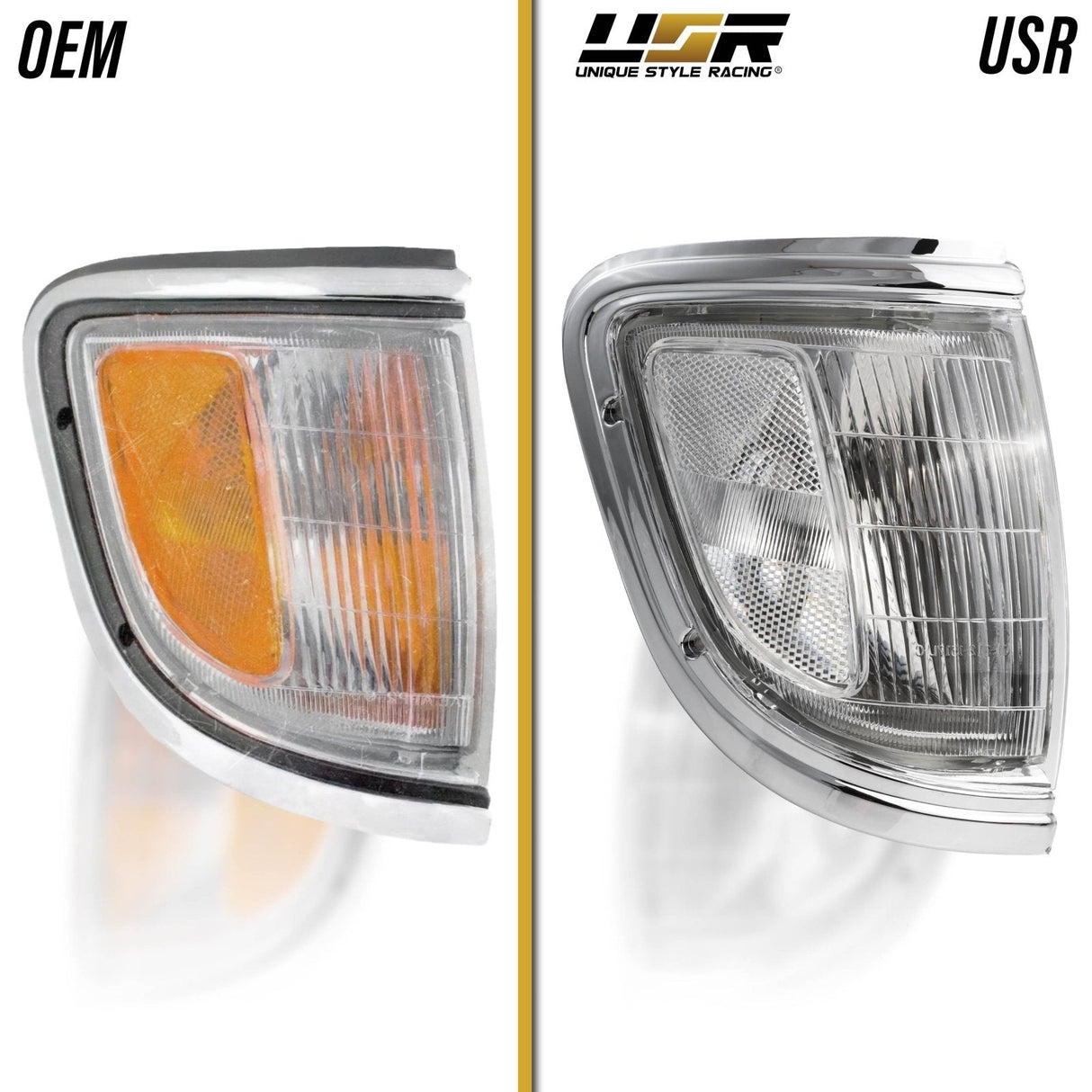 1995-1996 Toyota Tacoma 2wd Clear Corner Lights