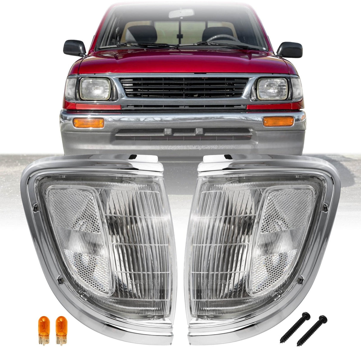 1995-1996 Toyota Tacoma 2wd Clear Corner Lights