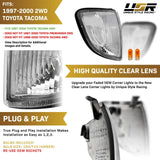 1997-2000 Toyota Tacoma 2wd (Non Pre-Runner Models) All Clear Corner Lights