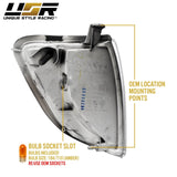 1997-2000 Toyota Tacoma 2wd (Non Pre-Runner Models) All Clear Corner Lights