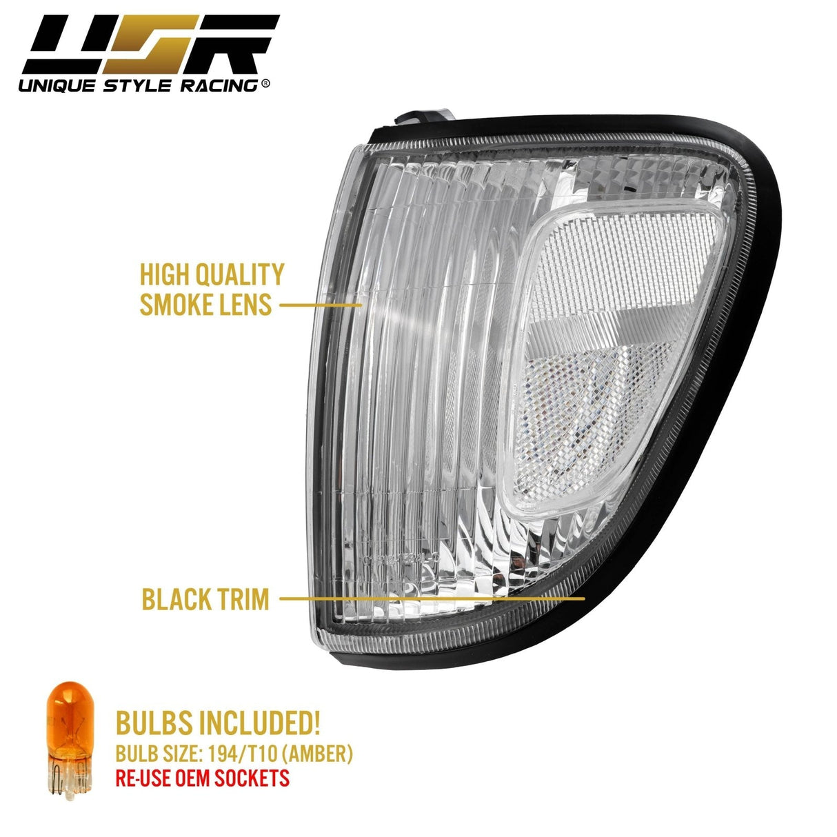 1998-2000 Toyota Tacoma Clear Corner Lights