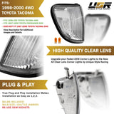 1998-2000 Toyota Tacoma Clear Corner Lights