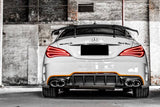 2013-2016 Mercedes Benz W117 CLA Class WD Style Rear Bumper