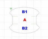 Clear Rock Guard Door Cup Protectors for - 2015-2021 WRX / STI