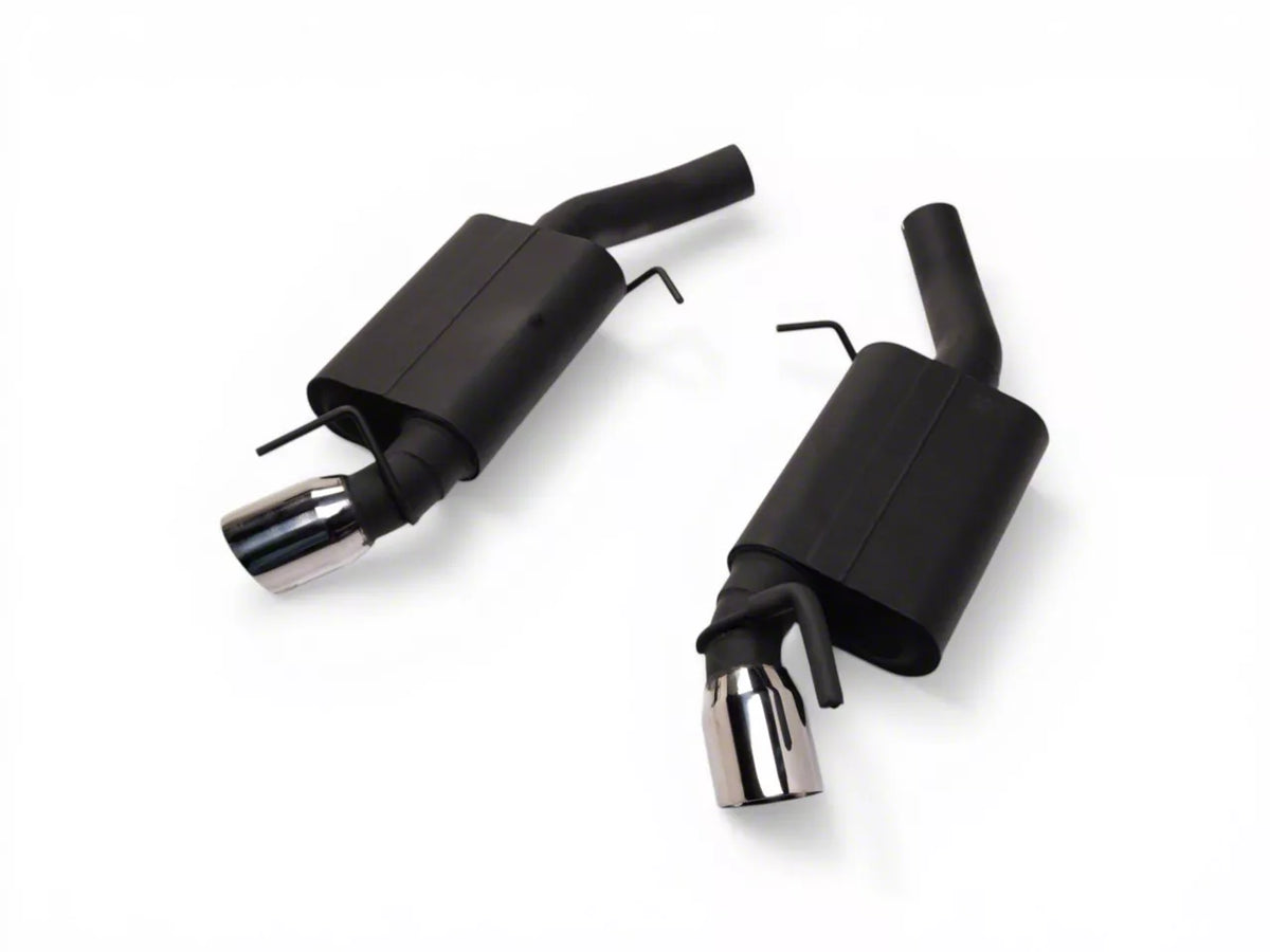 C&L Axle-Back Exhaust with Polished Tips (16-19 6.2L Camaro w/o NPP Dual Mode Exhaust)