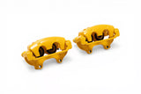 C&L Performance Series Front Brake Calipers; Yellow (12-20 Challenger w/ Dual Piston Front Calipers)