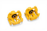 C&L Performance Series Rear Brake Calipers; Yellow (09-20 Challenger w/ Dual Piston Front Calipers)