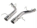 C&L Muffler Delete Axle-Back Exhaust with Polished Tips (11-14 Mustang GT)