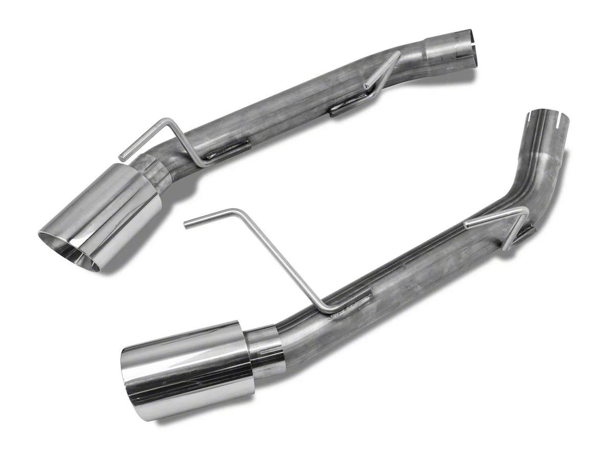 C&L Muffler Delete Axle-Back With Polished Tips (05-10 Mustang Gt, Gt500)