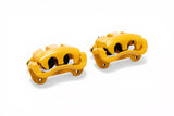 C&L Performance Series Front Brake Calipers; Yellow (05-10 Mustang GT; 11-14 Mustang V6)