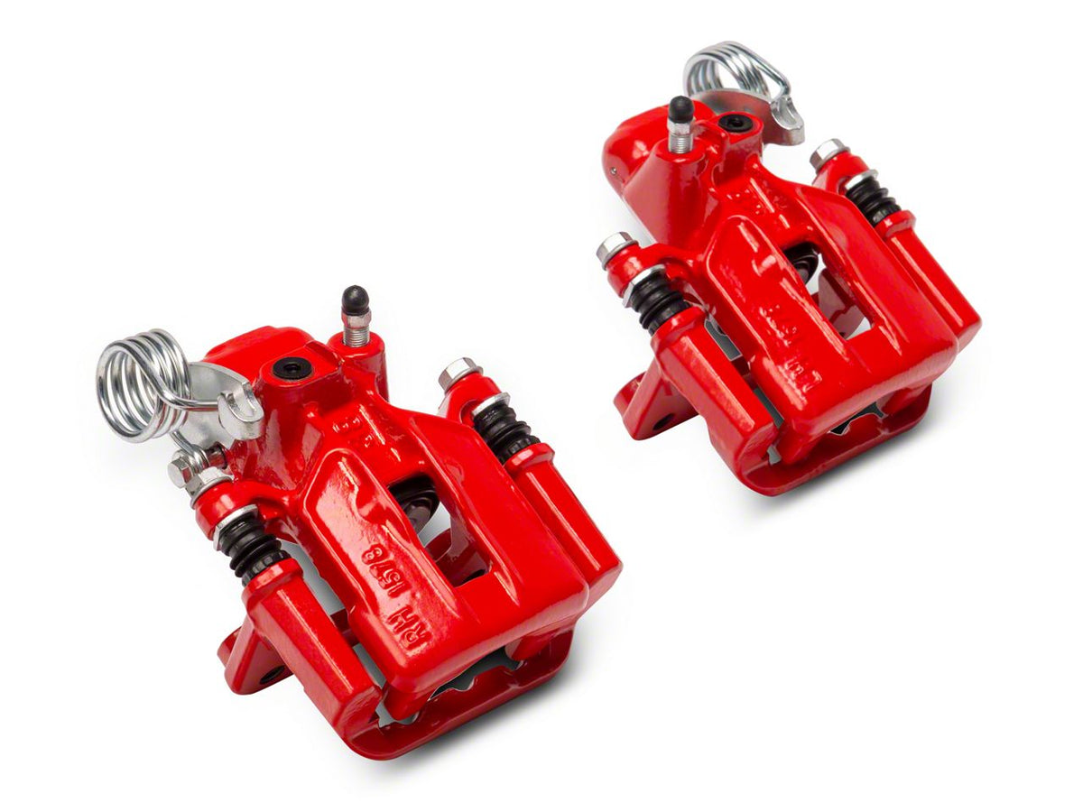 C&L Performance Series Rear Brake Calipers; Red (94-04 Mustang Cobra, Bullitt, Mach 1)