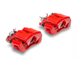 C&L Performance Series Rear Brake Calipers; Red (15-23 Mustang Ecoboost W/O Performance Pack, V6)