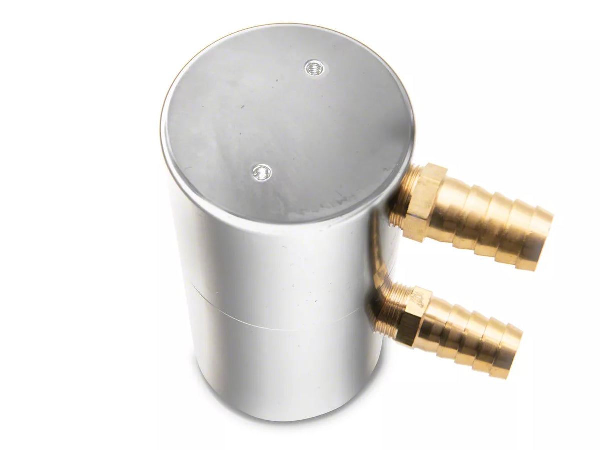 C&L Oil Separator; Polished; Driver Side (05-10 Mustang GT)