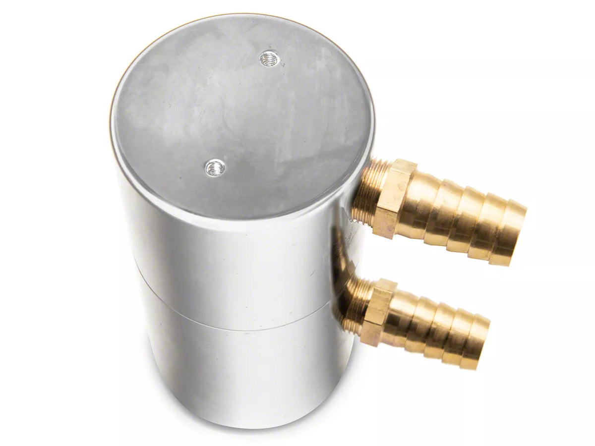 C&L Oil Separator; Polished; Passenger Side (11-17 Mustang GT; 12-13 Mustang BOSS 302; 15-20 Mustang GT350)