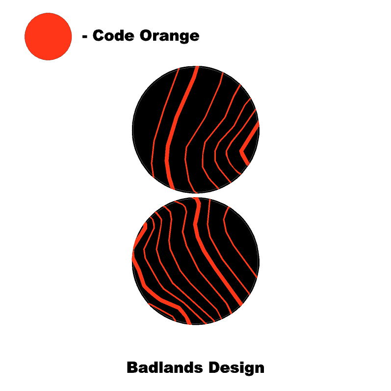 1966 Topographic Shifter Plate (Printed Series + Acrylic) - 2021+ Bronco