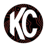 KC HiLITES Pro6 / Titan Gravity Light Cover Topo Overlays (Pair) - Universal