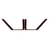 Topo Rear Door Net Trim Overlay Kit (Printed Series) - 2021+ Bronco