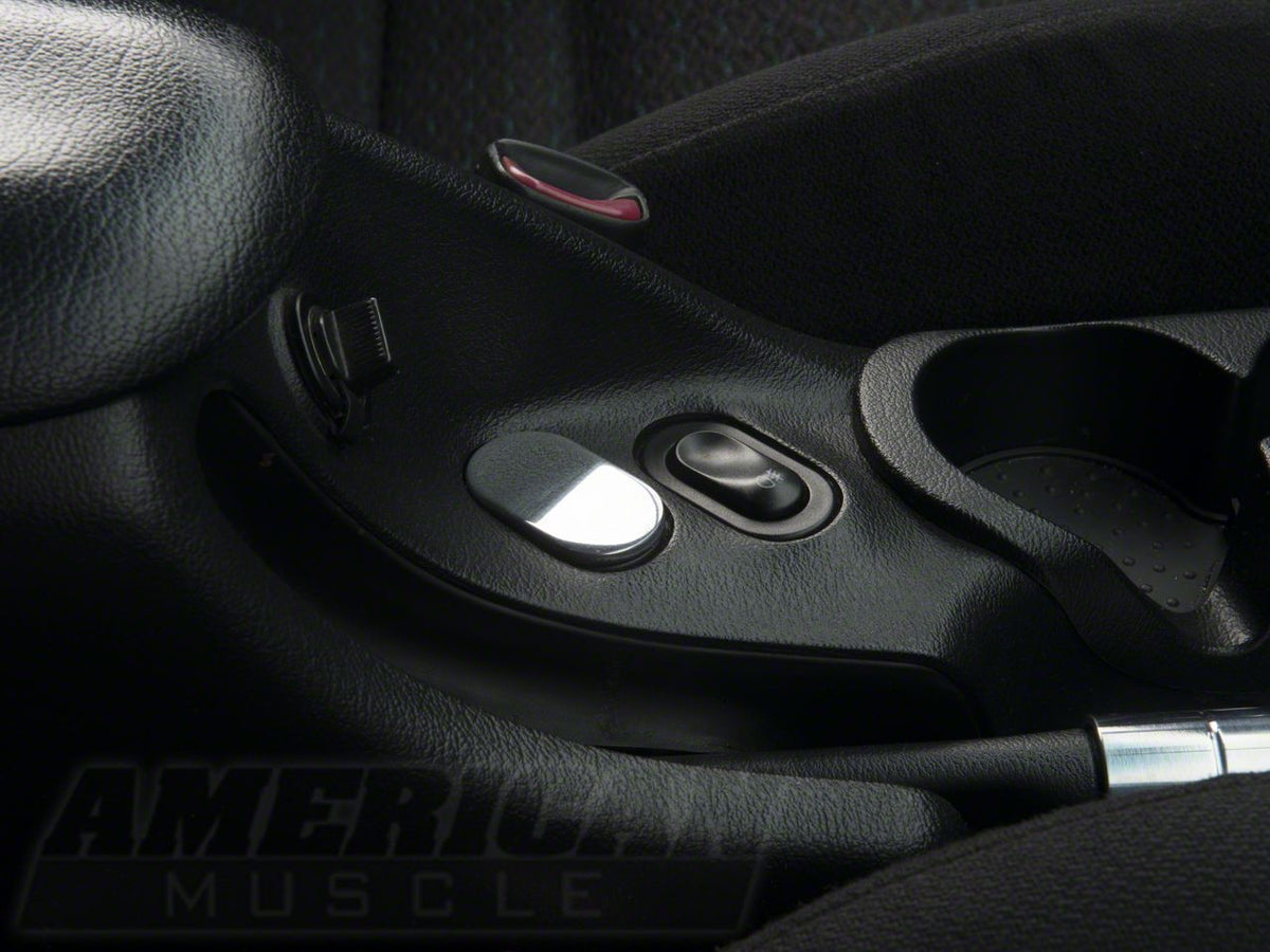 Speedform Modern Billet Coin Holder Delete; Polished (94-04 Mustang)