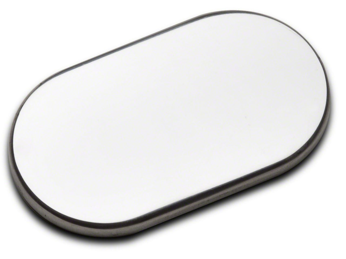 Speedform Modern Billet Coin Holder Delete; Polished (94-04 Mustang)