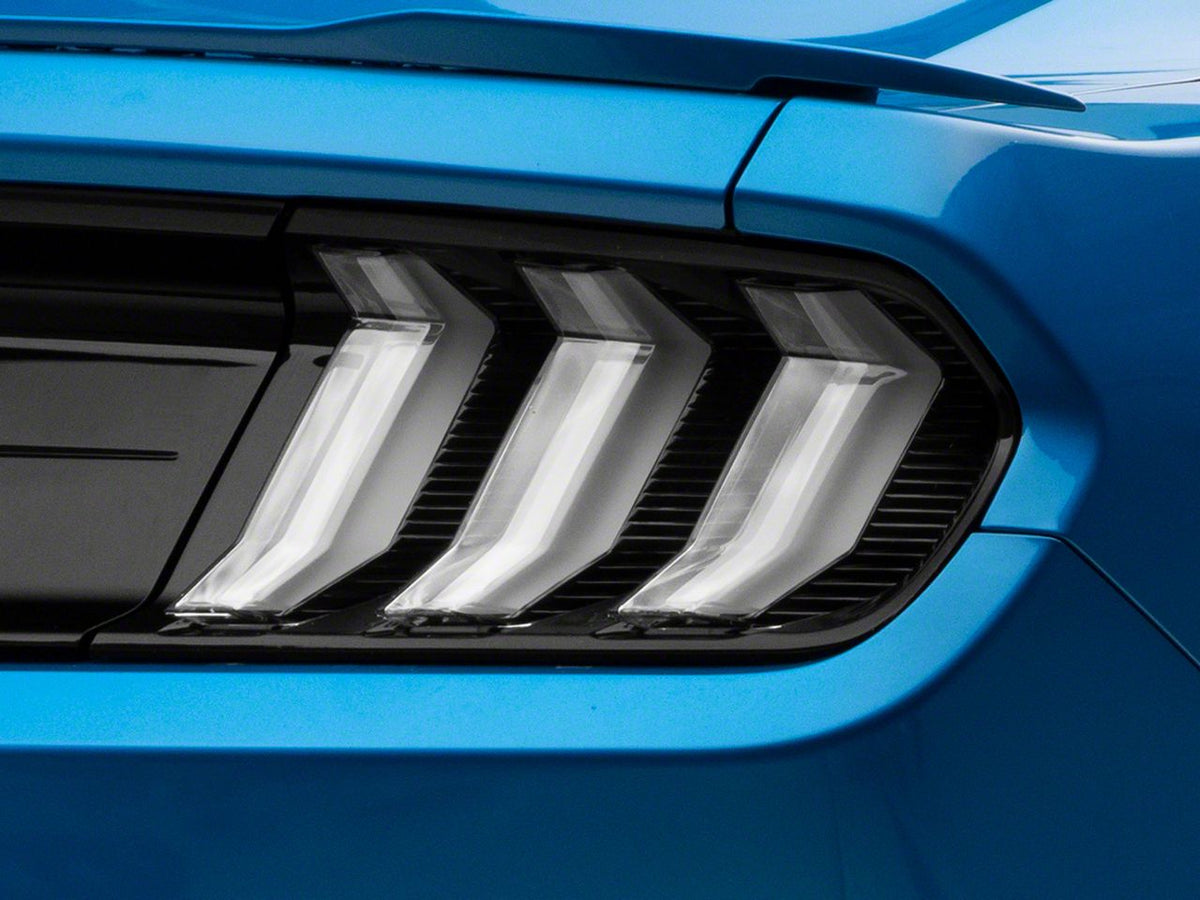 MP Concepts MP Concepts GT500 Style Rear Spoiler with Wicker Bill Add-On & Renegade Series Sequential LED Tail Lights; Gloss Black (15-23 Mustang Fastback)