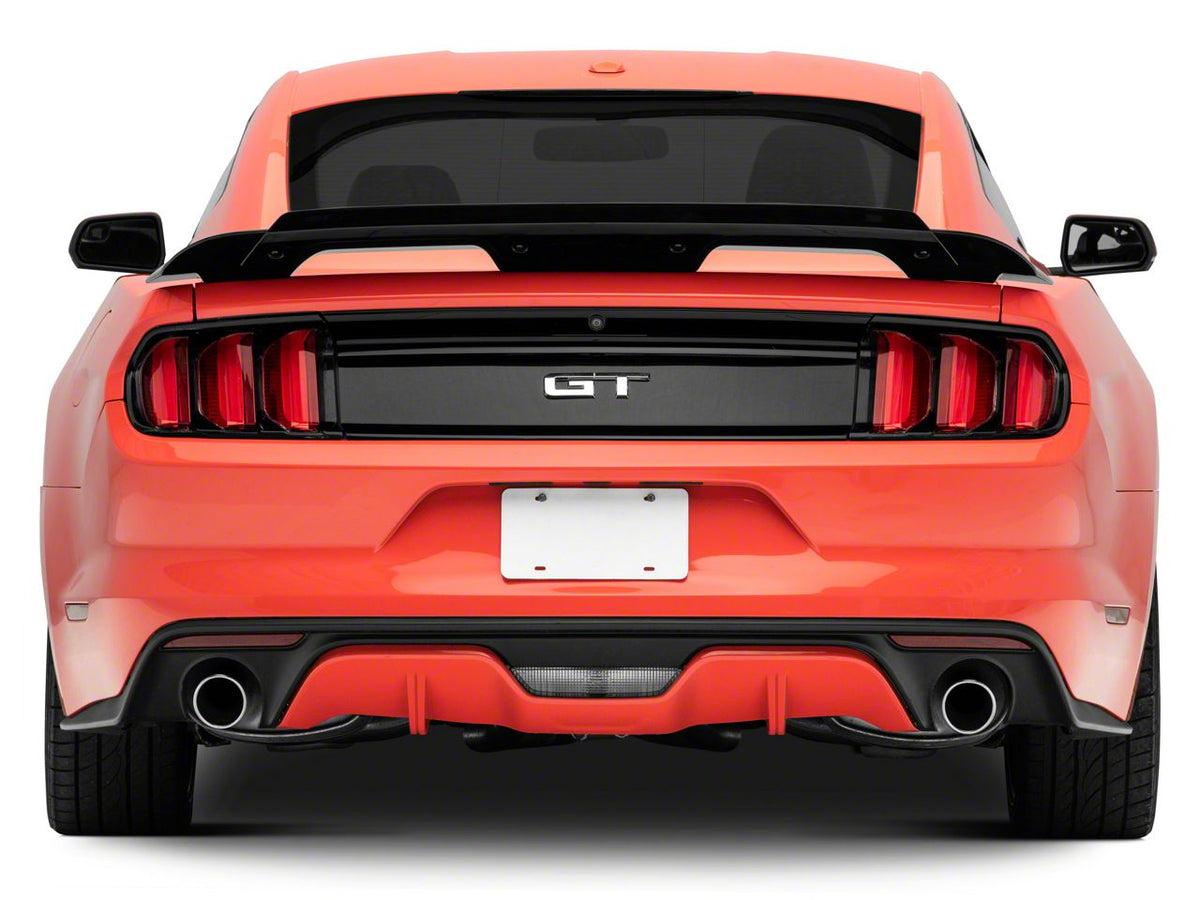 MP Concepts MP Concepts GT500 Style Rear Spoiler with Wicker Bill Add-On & Renegade Series Sequential LED Tail Lights; Gloss Black (15-23 Mustang Fastback)