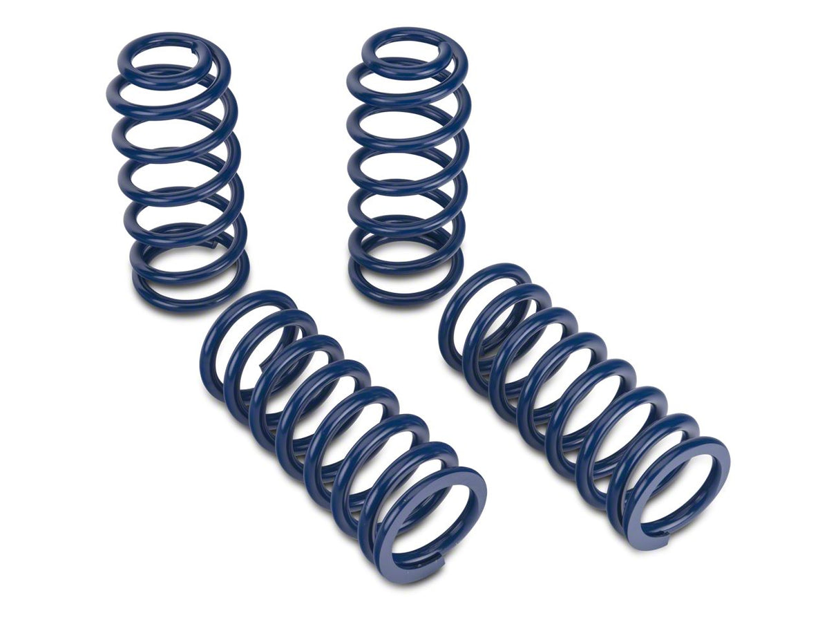 SR Performance Touring Lowering Springs with Polyurethane Spring Isolators (79-04 Mustang Coupe, Excluding 99-04 Cobra)