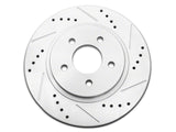 C&L Super Sport Cross-Drilled and Slotted Rotors; Front and Rear (05-10 Mustang GT; 11-14 Mustang V6)