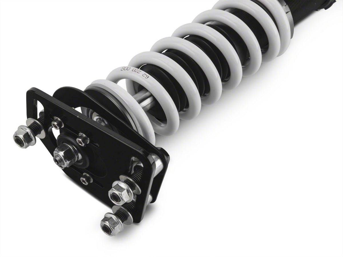 SR Performance V2 Height and Damping Adjustable Coil-Over Kit with Polyurethane Rear Spring Isolators (79-93 Mustang)