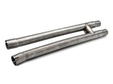 C&L Cut and Clamp Resonator Delete H-Pipe with Chin Spoiler (24-26 Mustang GT)