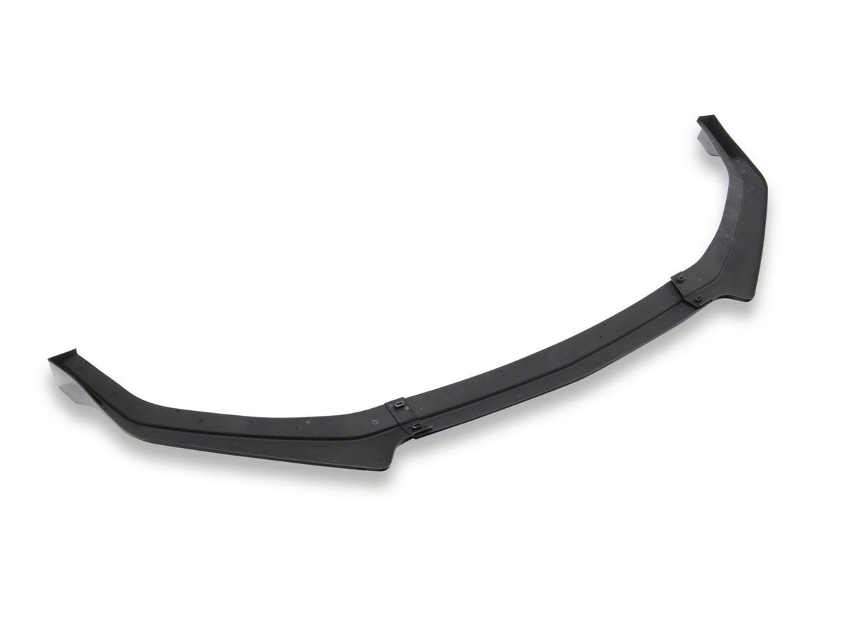 SpeedForm 3-Piece Chin Spoiler with Dark Horse Style Rear Spoiler; Gloss Black (24-26 Mustang Fastback w/o Performance Pack)