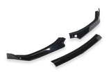 SpeedForm 3-Piece Chin Spoiler with Dark Horse Style Rear Spoiler; Gloss Black (24-26 Mustang Fastback w/o Performance Pack)