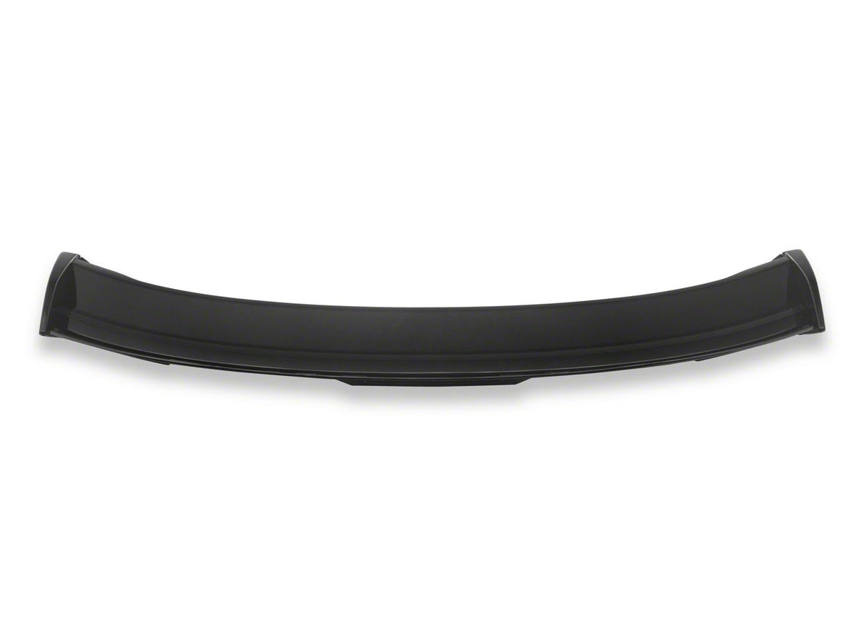 SpeedForm 3-Piece Chin Spoiler with Dark Horse Style Rear Spoiler; Gloss Black (24-26 Mustang Fastback w/o Performance Pack)