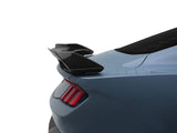 SpeedForm 3-Piece Chin Spoiler with Dark Horse Style Rear Spoiler; Gloss Black (24-26 Mustang Fastback w/o Performance Pack)
