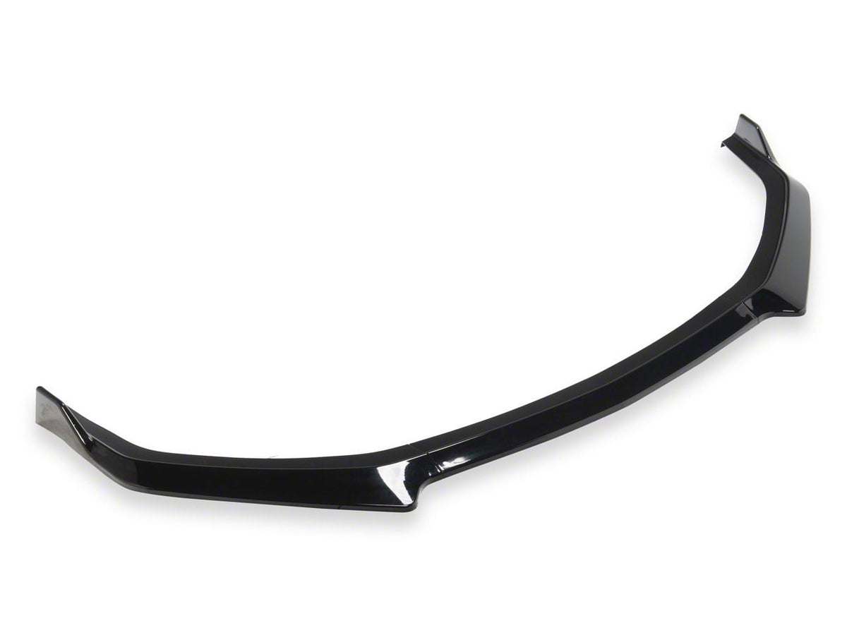 SpeedForm 3-Piece Chin Spoiler with Dark Horse Style Rear Spoiler; Gloss Black (24-26 Mustang Fastback w/o Performance Pack)