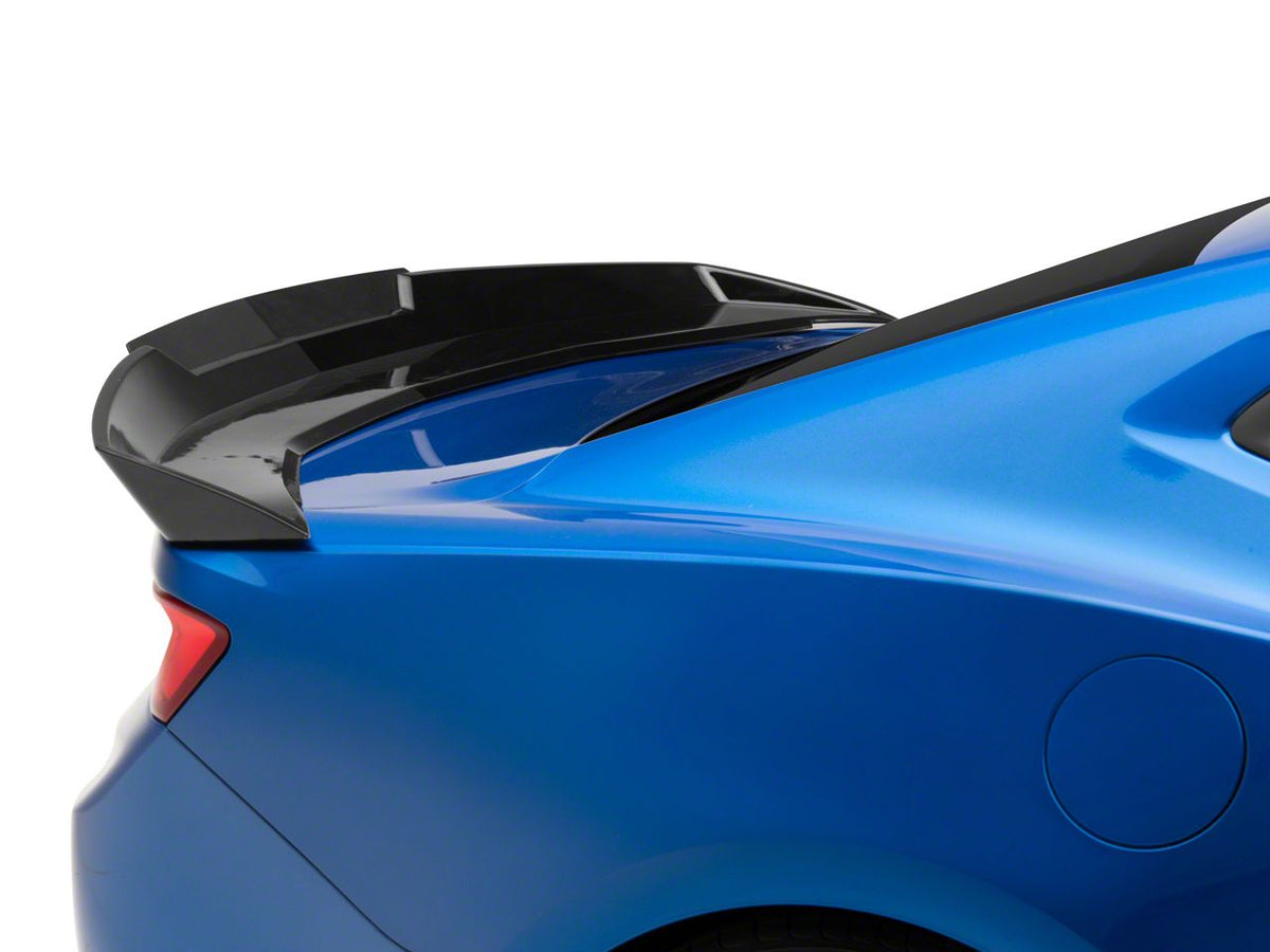 MP Concepts Chin Spoiler and Wickerbill Rear Spoiler; Gloss Black (16-24 Camaro, Excluding ZL1)