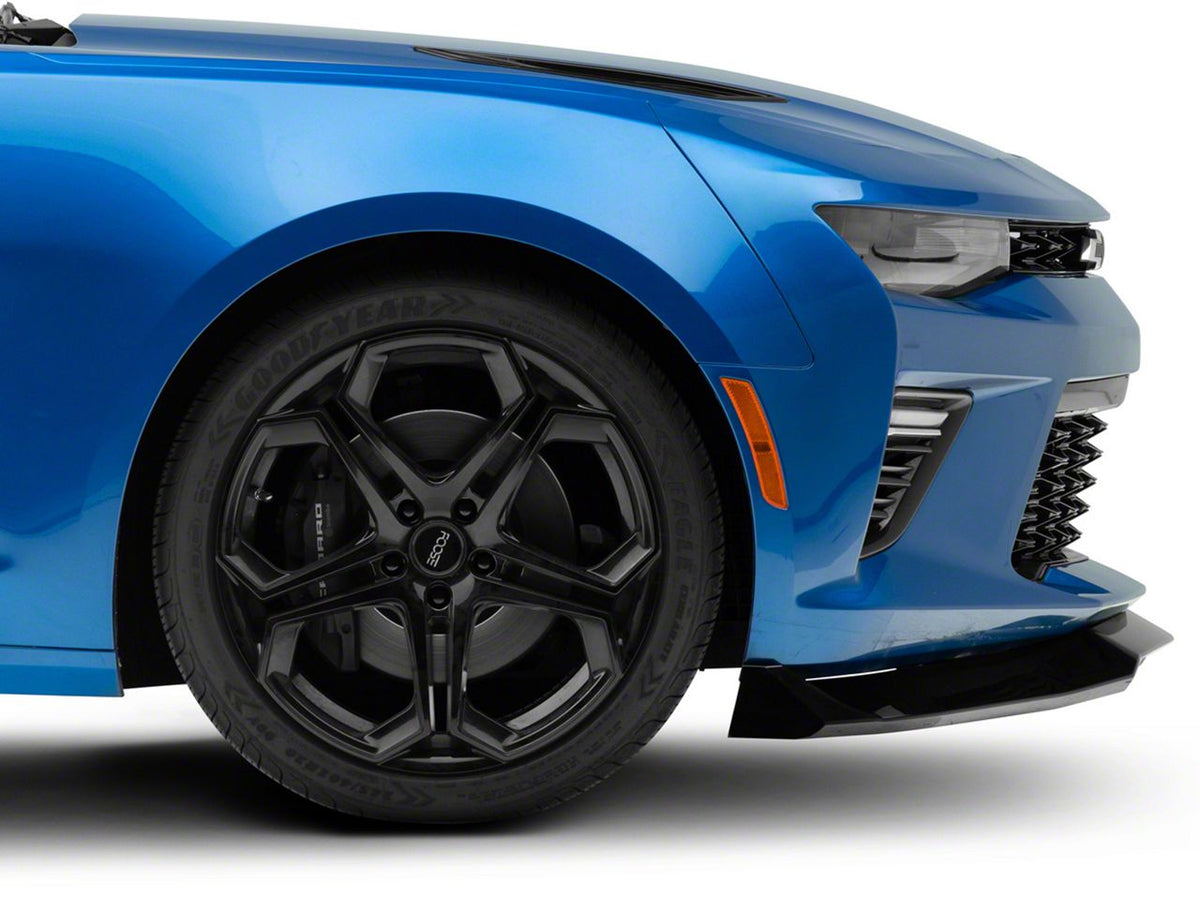 MP Concepts Chin Spoiler and Rocker Panels; Gloss Black (16-24 Camaro, Excluding ZL1)