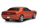 MP Concepts Quarter and Rear Window Louvers; Matte Black (08-23 Challenger)