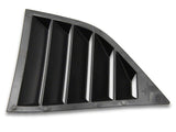 MP Concepts Quarter and Rear Window Louvers; Matte Black (08-23 Challenger)