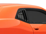 MP Concepts Quarter and Rear Window Louvers; Matte Black (08-23 Challenger)