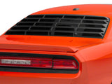 MP Concepts Quarter and Rear Window Louvers; Matte Black (08-23 Challenger)