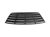 MP Concepts Quarter and Rear Window Louvers; Matte Black (08-23 Challenger)