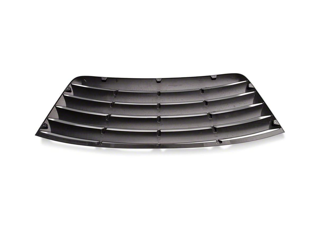 MP Concepts Quarter and Rear Window Louvers; Matte Black (08-23 Challenger)