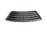 MP Concepts Quarter and Rear Window Louvers; Matte Black (08-23 Challenger)
